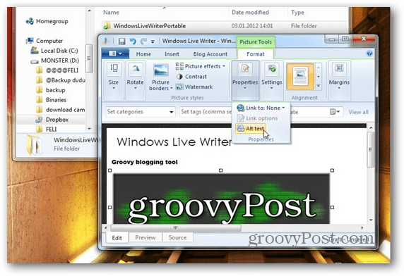 Ako spustiť program Windows Live Writer z Dropboxu