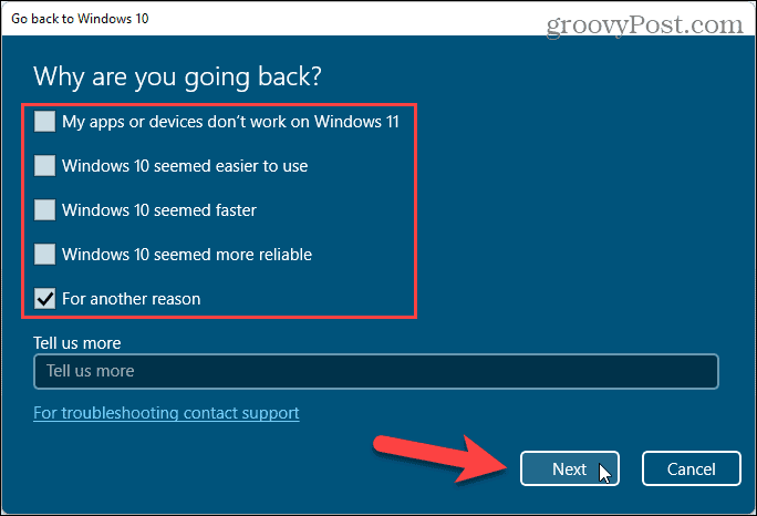 Dôvody návratu k systému Windows 10