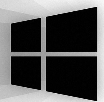 Windows 10 čierny