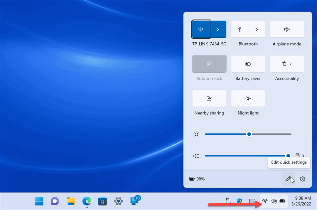 Rýchle nastavenia v systéme Windows 11