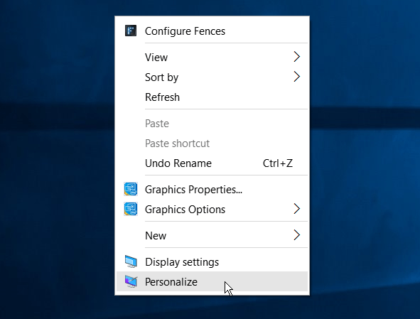 Windows 10 Prispôsobenie