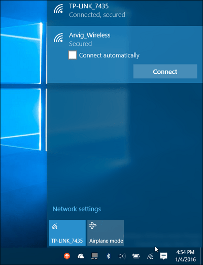 Sieťový systém Windows 10