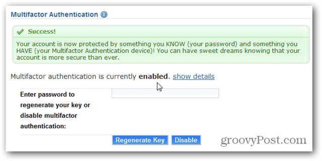 Povoľte dvojfaktorovú autentifikáciu Dreamhost