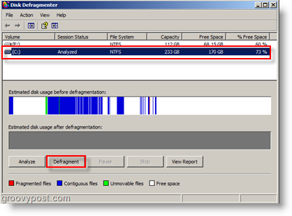 Možnosti defragmentácie disku pre systém Windows XP - analýza a defragmentácia