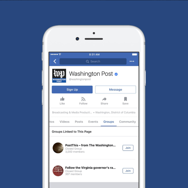 Facebook oznámil, že Skupiny pre stránky sú teraz k dispozícii po celom svete.