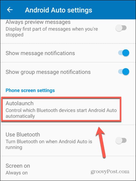 nastavenia automatického spustenia systému Android