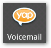 Ikona hlasovej schránky Yap