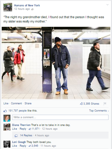 hony facebook post