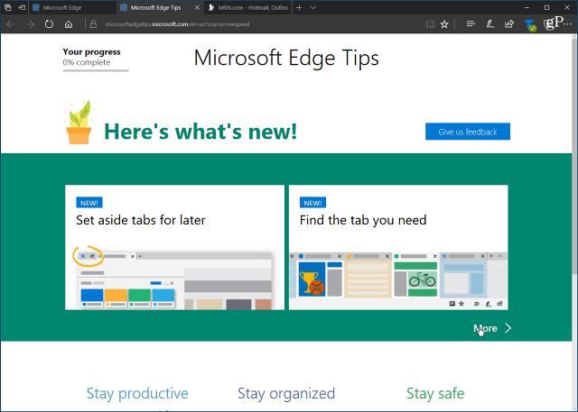 Zakážte úvodnú stránku Annoying Microsoft Edge „First Run“ v systéme Windows 10