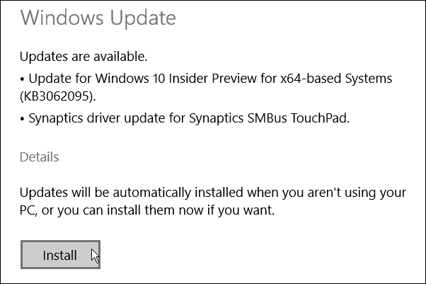 K dispozícii je aktualizácia systému Windows 10 Build 10074 KB3062095
