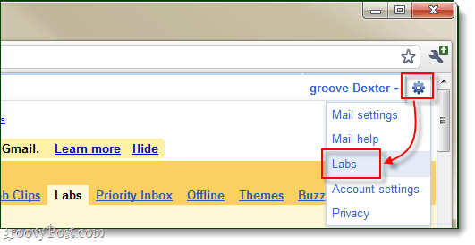 Laboratóriá nastavenia Gmailu