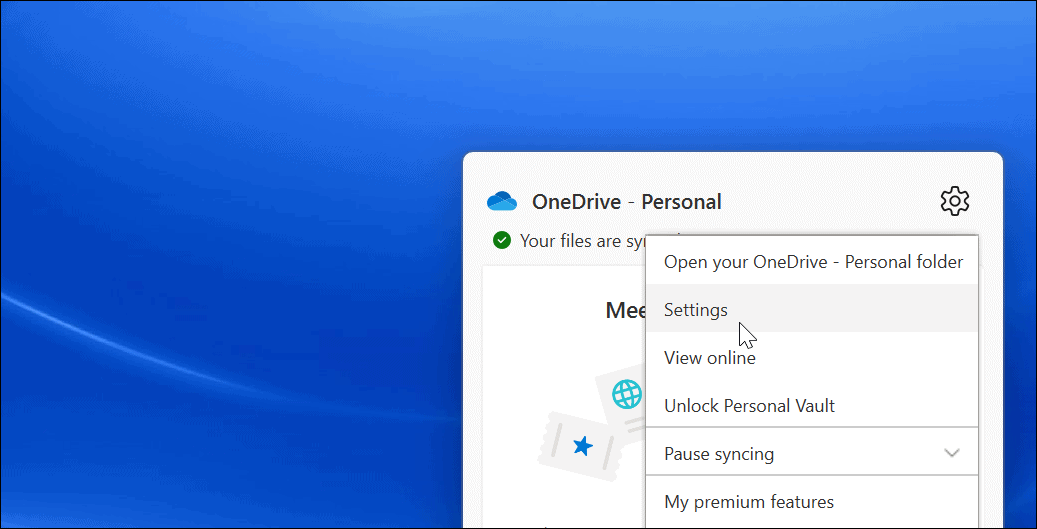 Oprava OneDrive sa nesynchronizuje