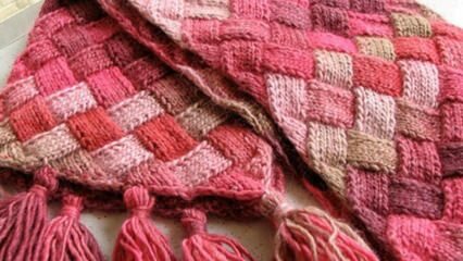 Najjednoduchší štýl pletenia: Praktická pletená výroba s krížovým kosoštvorcom