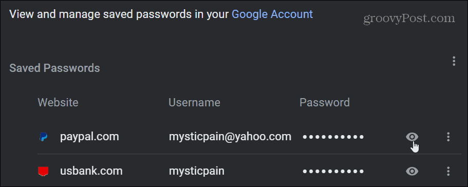 zobraziť uložené heslá chrome