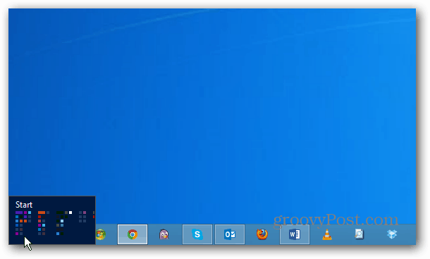 Spustiť dlaždicu Windows 8