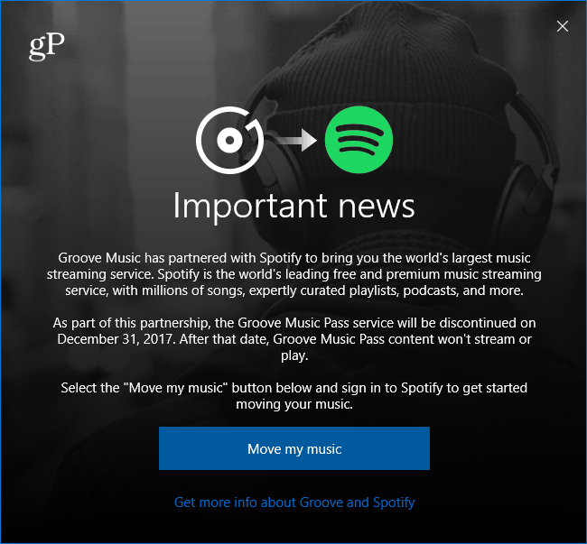 Hudba Microsoft Groove sa presúva na správu Spotify