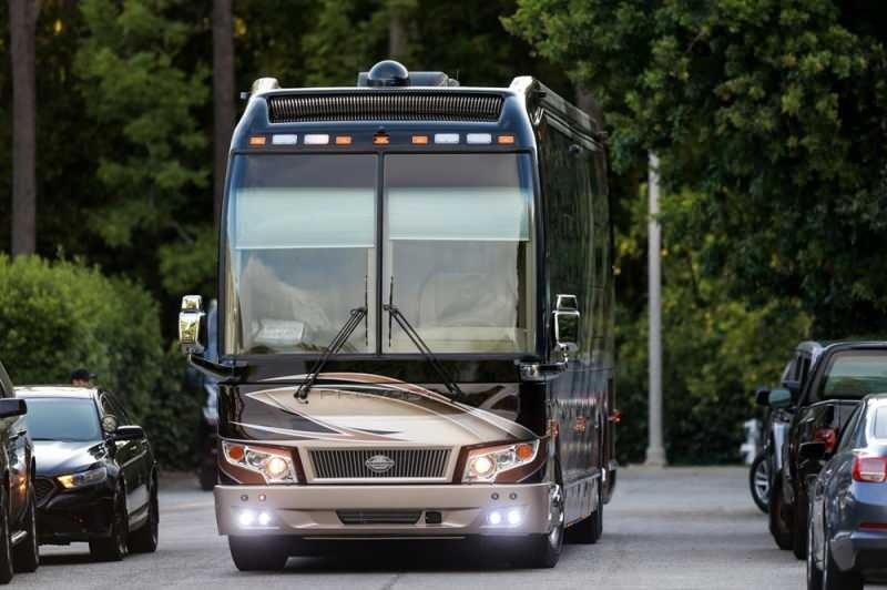 luxusný autobus Justin Bieber