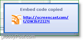 adresa URL obrázka sa automaticky uloží do vašej schránky, aby sa dalo ľahko vložiť.