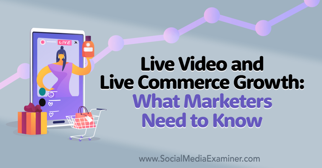 Živé video a rast živého obchodu: Čo potrebujú obchodníci vedieť: Skúmateľ sociálnych médií