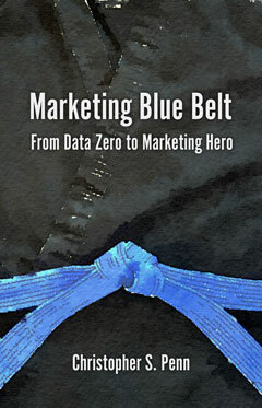 marketingový obal na modrý pás