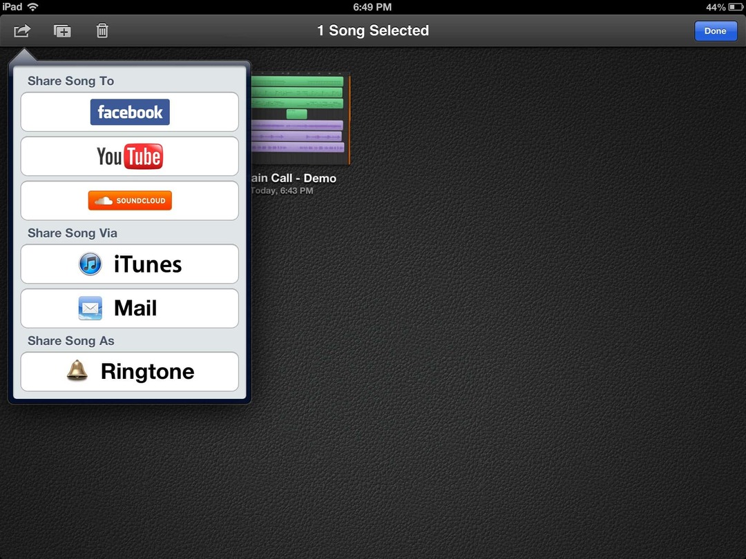 Ako importovať súbor GarageBand iOS do programu Logic Pro v systéme Mac OS X