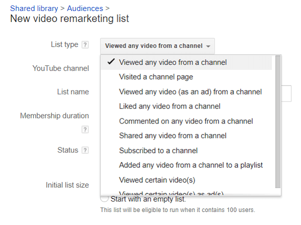 Svoje zoznamy divákov YouTube pre remarketing môžete rozdeliť.