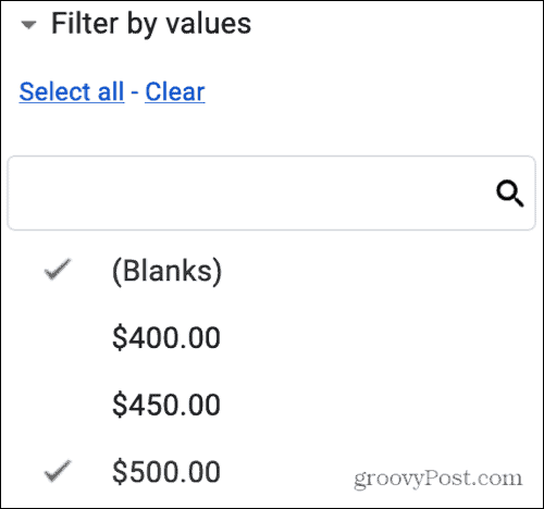Hodnotový filter