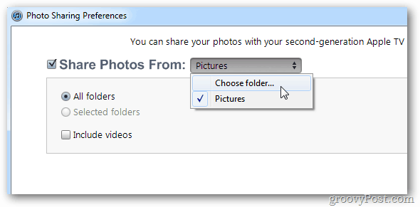 Zdieľanie fotografií na počítači