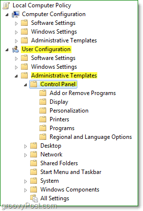 prejdite na miestnu počítačovú politiku systému Windows 7> <noscript> <img style =