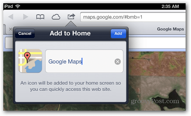 Pomenujte ikonu služby Mapy Google