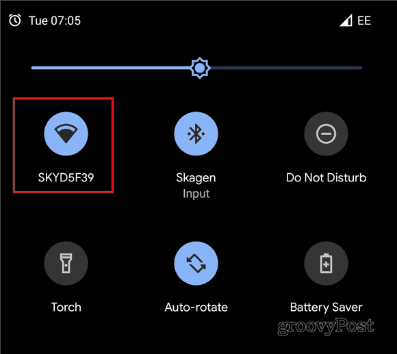 Android 10 zdieľa WiFi QR kód