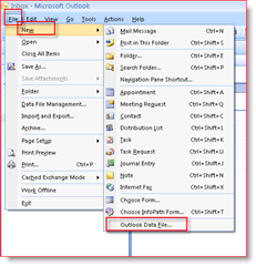 Ako vytvoriť súbory .PST pomocou aplikácie Outook 2007 alebo Outlook 2003:: groovyPost.com