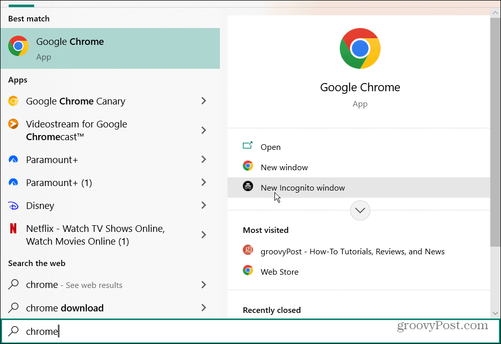 Prevzatie zlyhania siete v prehliadači Chrome