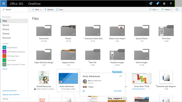 Nové používateľské rozhranie OneDrive