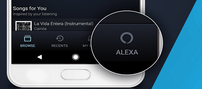 alexa amazon mobilné hudobné aplikácie