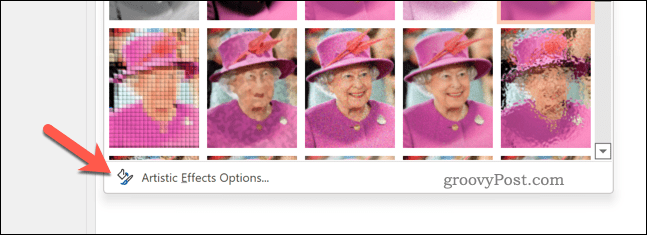 Úprava možností umeleckých efektov obrázka v programe PowerPoint