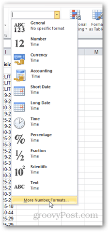 obnovenie formátovania čísla v Exceli 2010