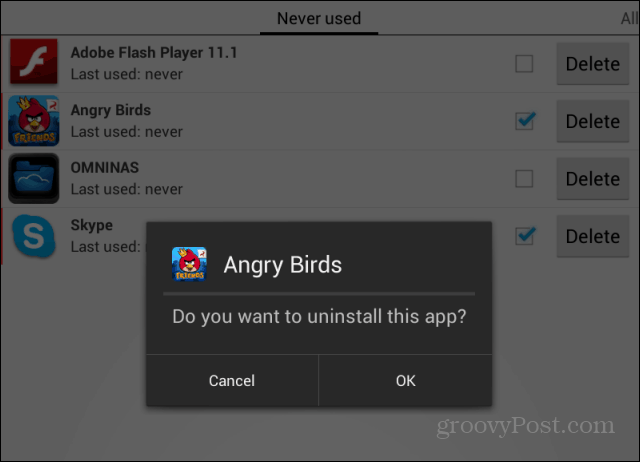 Zbavte sa nepoužívaných aplikácií pre Android pomocou odstraňovača zbytočných aplikácií