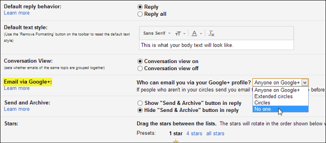 Google+ teraz umožňuje komukoľvek e-mailom, tu je postup, ako sa odhlásiť