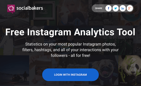 Prihláste sa pomocou Instagramu a získate prístup k bezplatnému prehľadu Socialbakers.