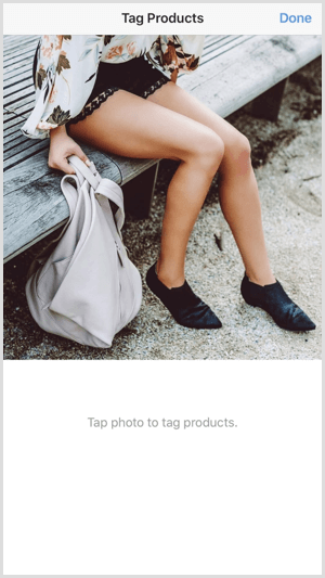 instagram nakupovateľné post tag produkty klepnite na umiestnenie