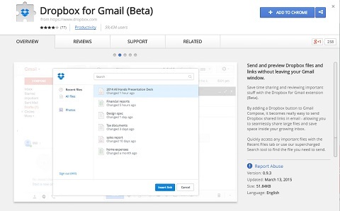 schránka pre Gmail