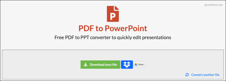 EasyPDF Konvertuje PDF na PowerPoint