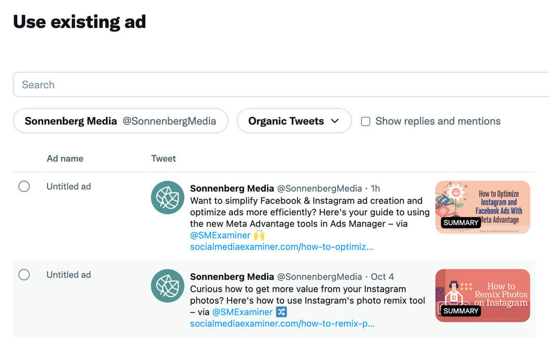 ako-škálovať-reklamy-twitter-rozšírte-svoje-cieľové-publikum-obnovte-svoje-kreatívy-organické-tweety-pridajte-do-reklamnej-skupiny-priklad-21