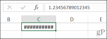 Číselné symboly v programe Excel
