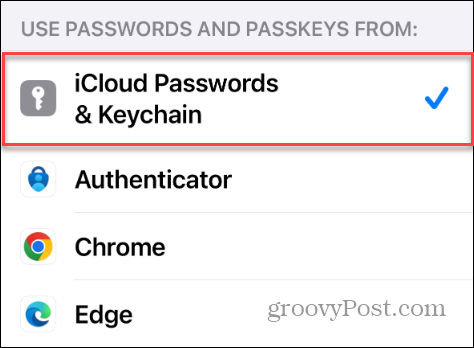 icloud heslá a nastavenia kľúčenky iphone