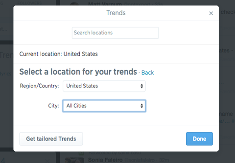 hľadanie trendov na twitteri