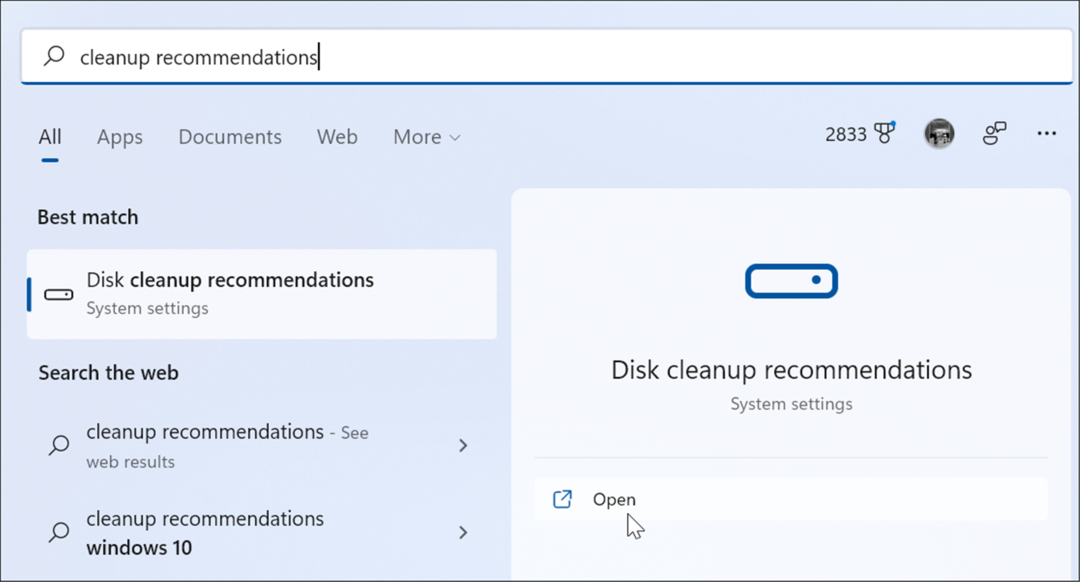 Nastavenia odstránia dočasné súbory v systéme Windows 11