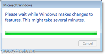 počkajte, kým sa Windows 7 nevypne, tj