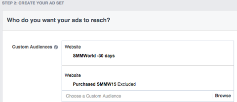 Sada facebookových reklám SMMW15